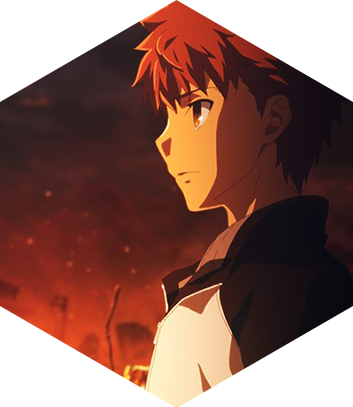 Shirou Emiya - Fate Stay Night Heaven's Feel Presage Flower Vs (353x407), Png Download