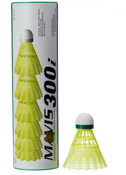 Yonex Mavis 300i Nylon Shuttlecock Yellow Colour - Yonex Mavis 300i (600x600), Png Download