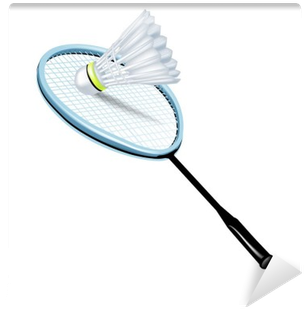 Badminton Racket And Shuttlecock Wall Mural • Pixers® - Shuttlecock (400x400), Png Download