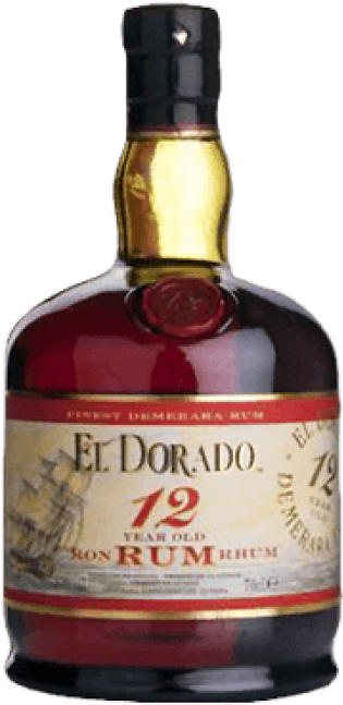 El Dorado Rum 12 Year Old - Dorado Rum (650x650), Png Download