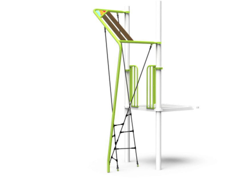 Nu-edge Rope Scramble - Chair (1000x699), Png Download