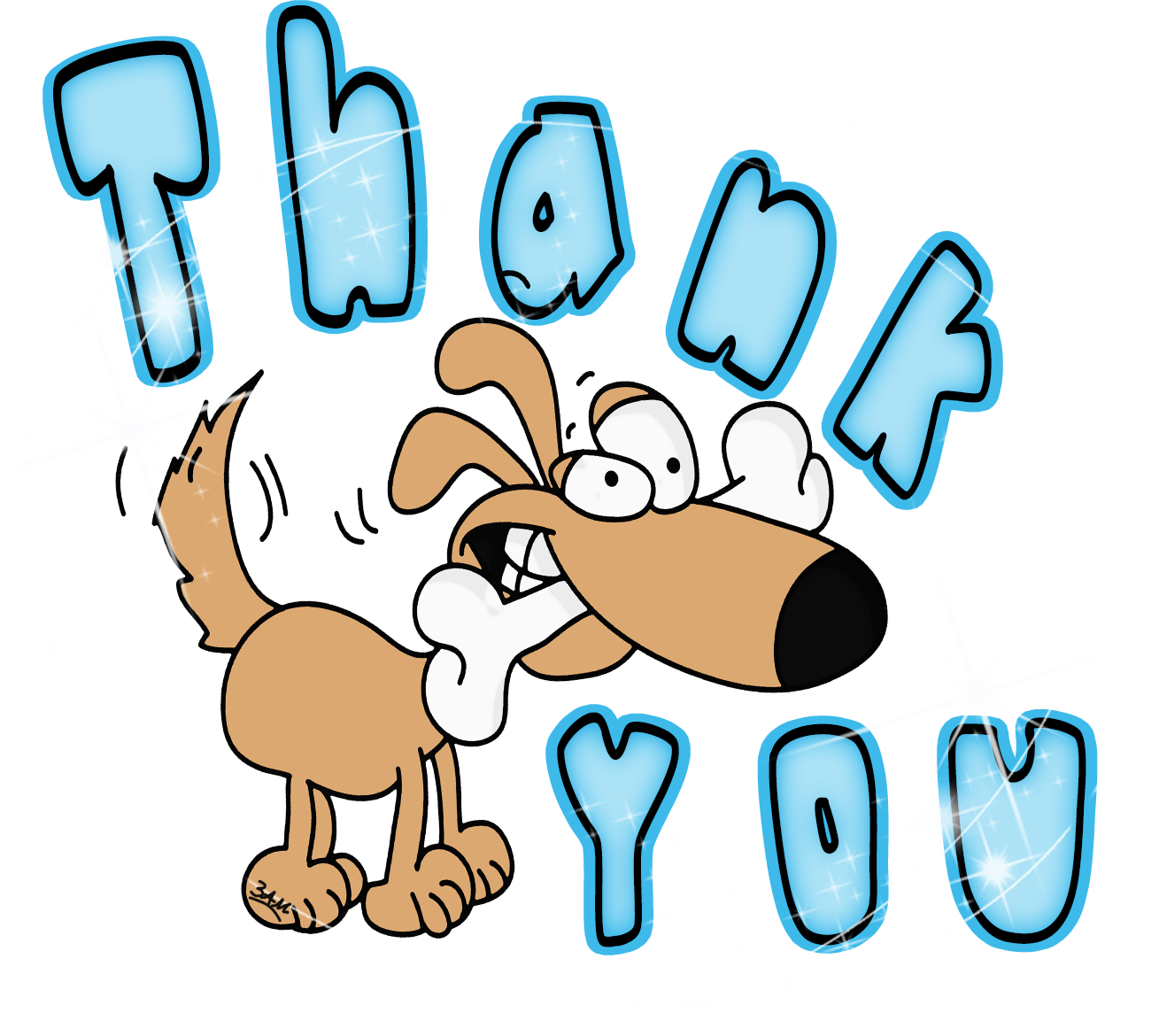 The 3am Teacher - Clipart Thank You Transparent Png (1309x1170), Png Download