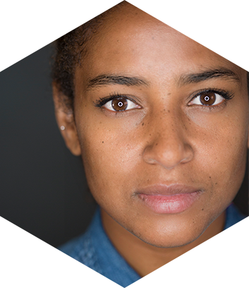 Amaka Okafor - Close-up (353x408), Png Download