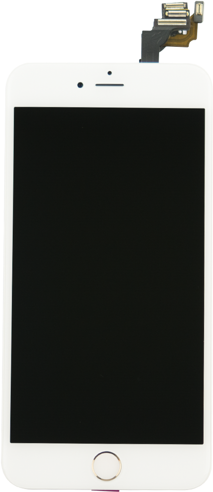 Iphone 6 Plus White/silver Display Assembly With Front - Ecran Lcd Iphone 6 (1200x1200), Png Download