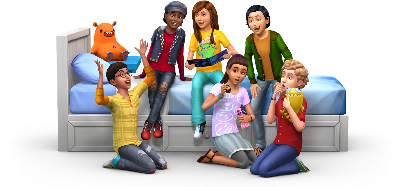 As The Story Goes, These Cute And Occasionally Ferocious - Sims 4 (1600x771), Png Download