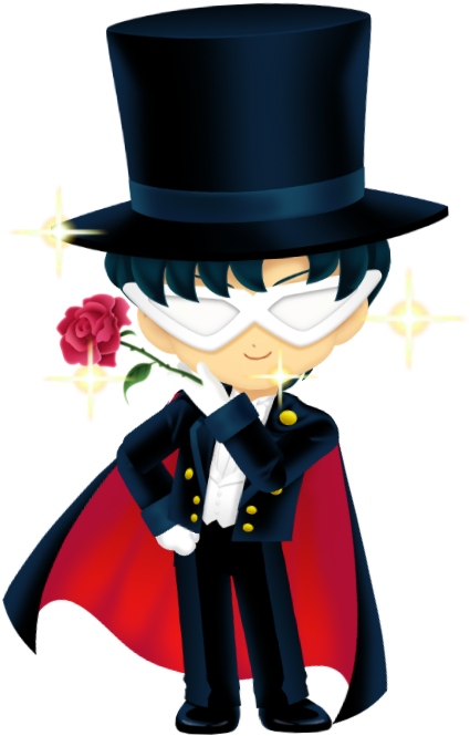 Sailor Soapbox Sailor Moon Drops - Sailor Drops Tuxedo Mask (535x664), Png Download