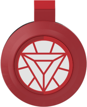 Marvel - Iron Man Arc Reactor Design (375x375), Png Download