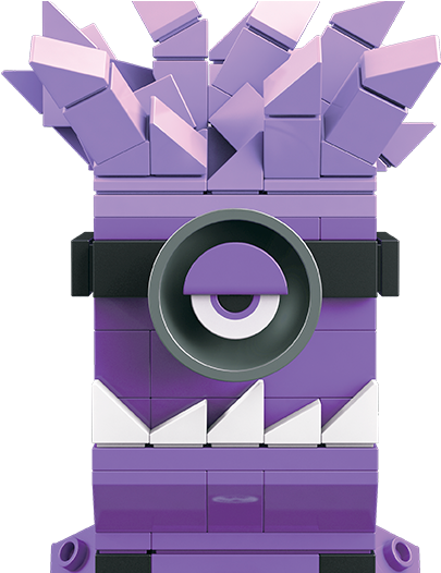 Mega Bloks Kubros Despicable Me Evil Minion Building (1000x525), Png Download