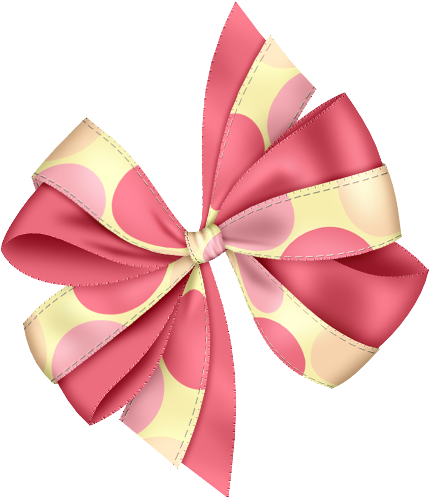 De Nuria D • Publicado En Gifs De Lazos - Pink And Silver Bow Png (877x1028), Png Download