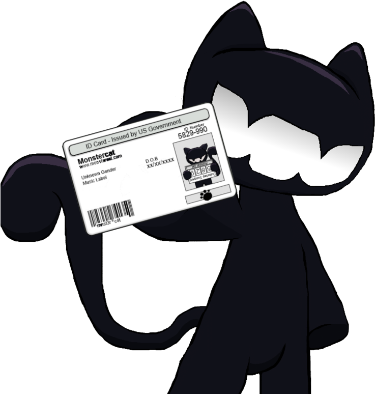 Monstercat Png Transparent - Black And White Monstercat (800x800), Png Download