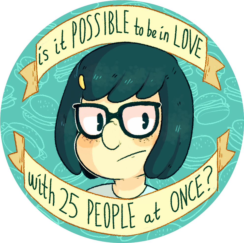 Tina Belcher - Bob's Burgers (1000x1000), Png Download