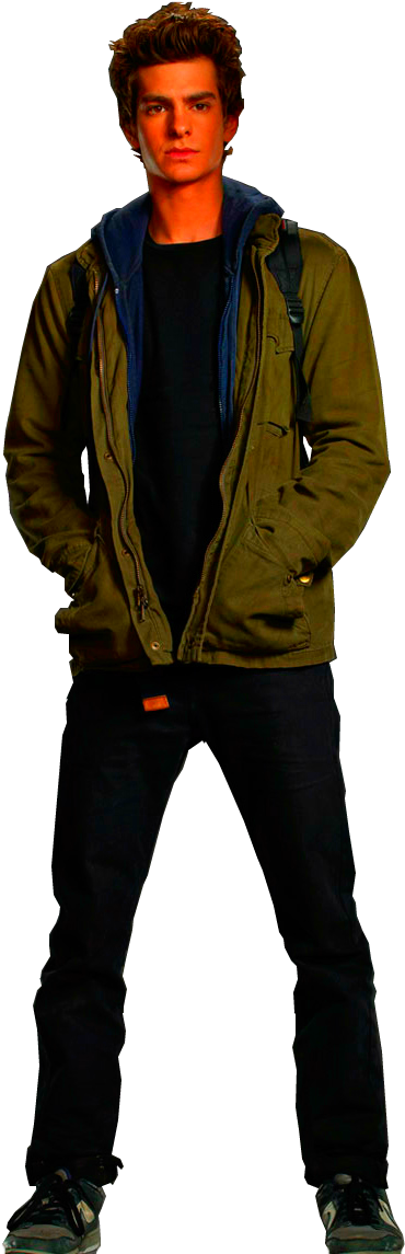 Peter Parker By Alexelz - Spider-man (383x1152), Png Download