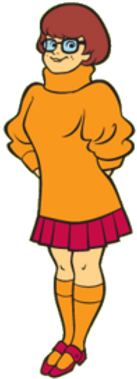 Velma Dinkley - Scooby Doo Characters (400x400), Png Download