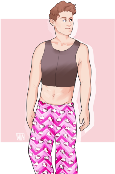 Peter Parker Is Trans - Trans Peter Parker Fan Art (500x625), Png Download