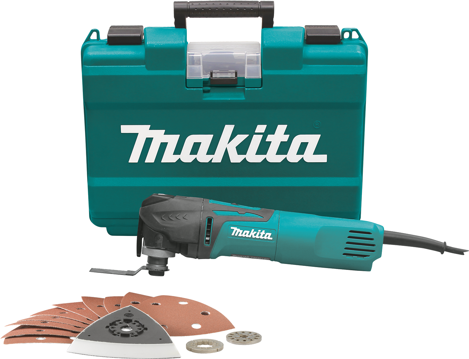 Tm3010cx1 - Makita Tm3010cx1 3.0 Amp Variable-speed Multi-tool (1500x1500), Png Download