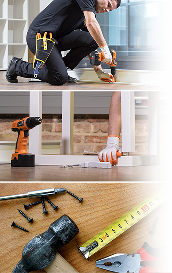 Efficient, Reliable Assemblers Ready Help You With - Handyman For Furniture Assembly (345x546), Png Download