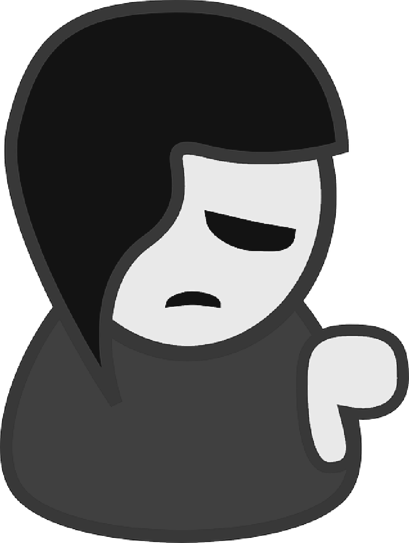 People Boy K - Sad People Clipart Png (800x1062), Png Download