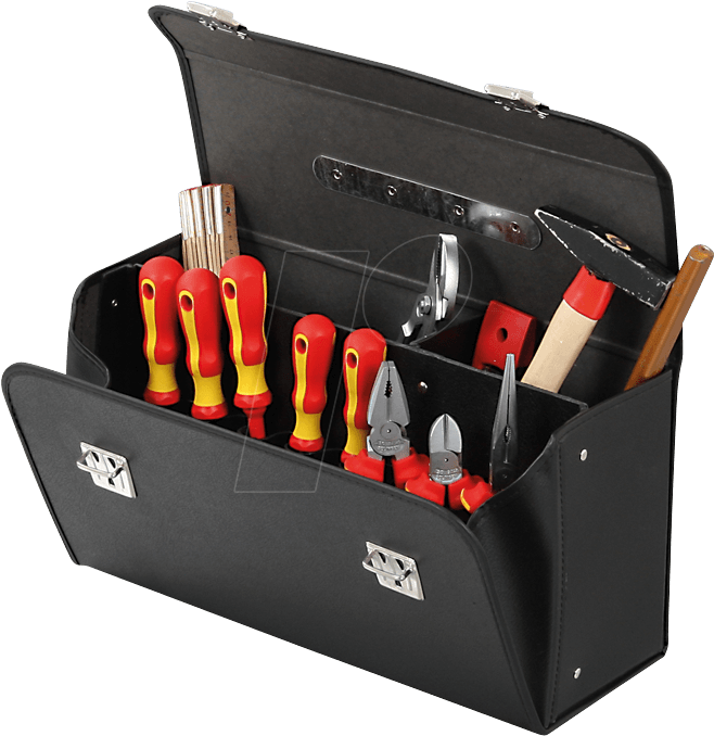 Handyman Pocket Made Of Fibre Board Hepco Becker 50 - Esska Tool Bag Favorite 400 X 150 X 210 Mm (669x692), Png Download