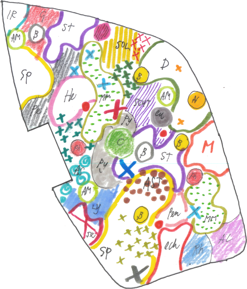Border K - Doodle (972x1142), Png Download