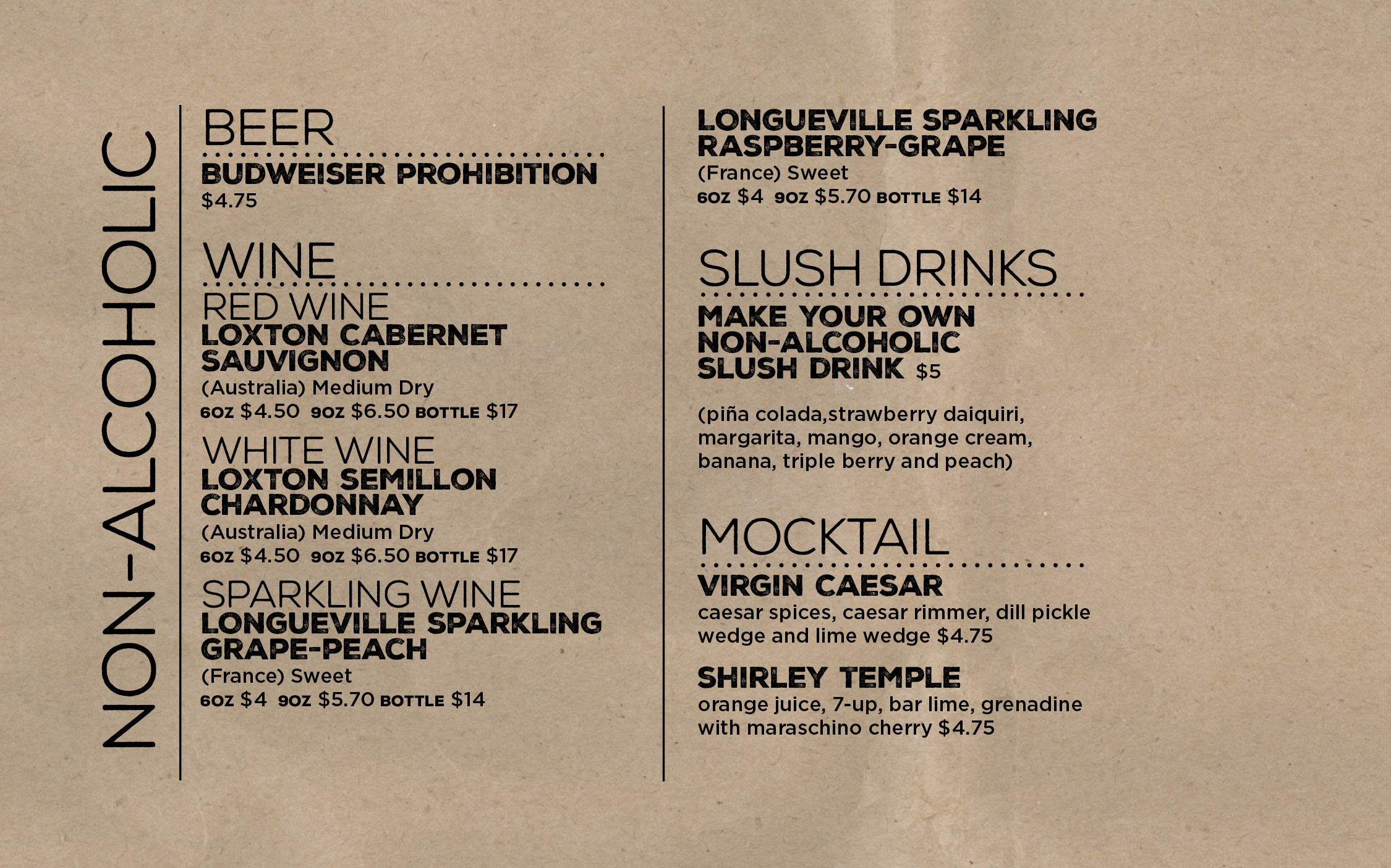 Rwhds 99 Drink Menu Update June - Document (2250x1406), Png Download