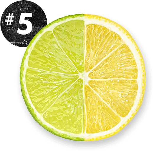 Save Your Citrus Fruit In The Freezer For Easy Wedges - Limoner Saft Runder Aufkleber (595x587), Png Download