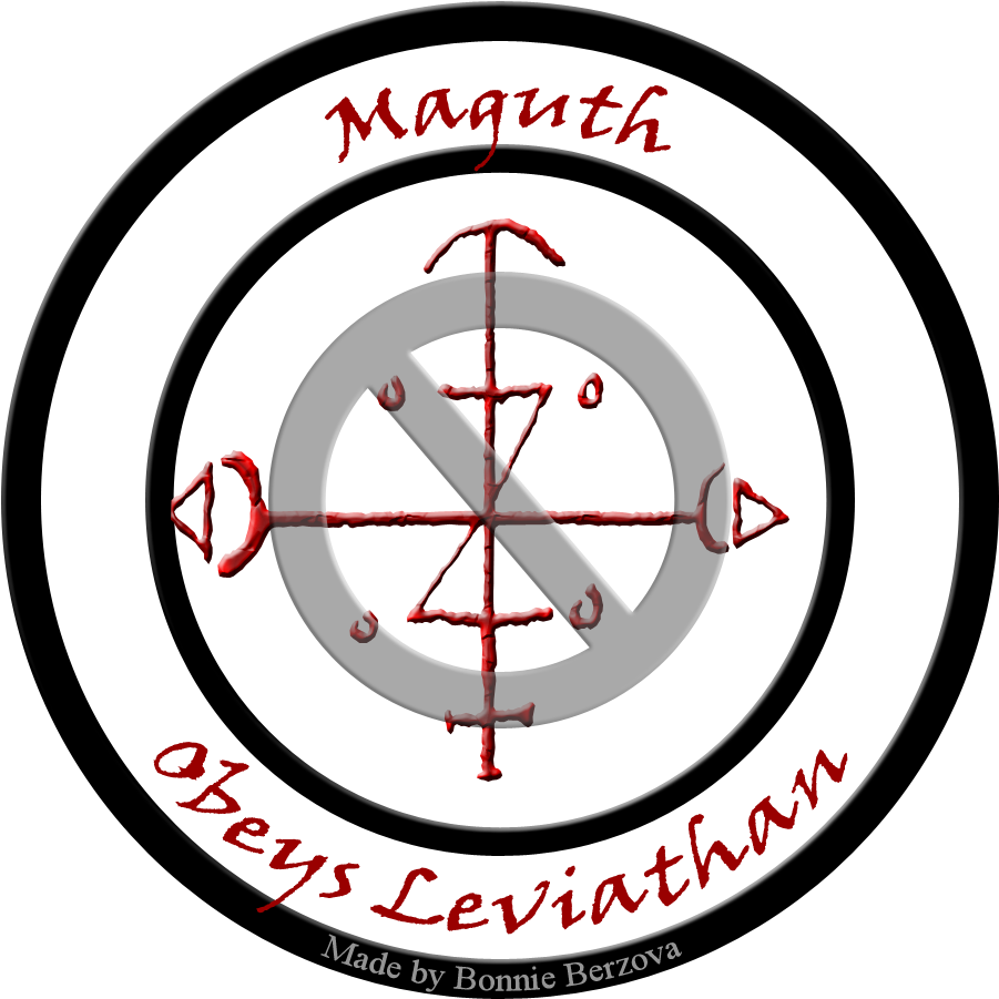 This Is The Seal Of Maguth From Ancient Sources - Googled I Am Wall Clock (1000x1000), Png Download