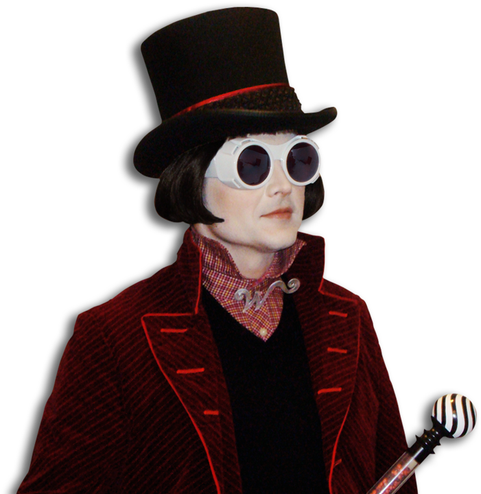 Johnny Depp Willy Wonka Png (719x738), Png Download