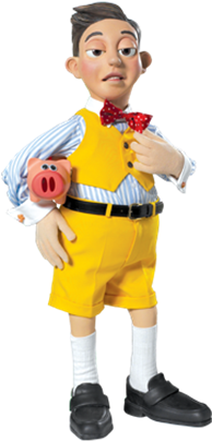 Stingy - Lazy Town Boy In Yellow (420x420), Png Download