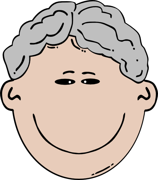 Hair Clipart Grey Hair - Boy With Mustache Cartoon (522x597), Png Download
