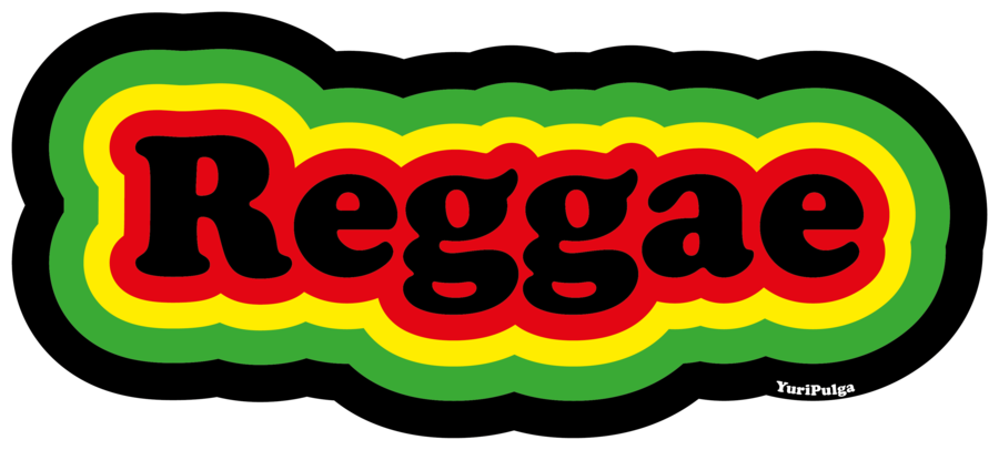 Reggae Raggamuffin Dub - Reggae Png (900x406), Png Download