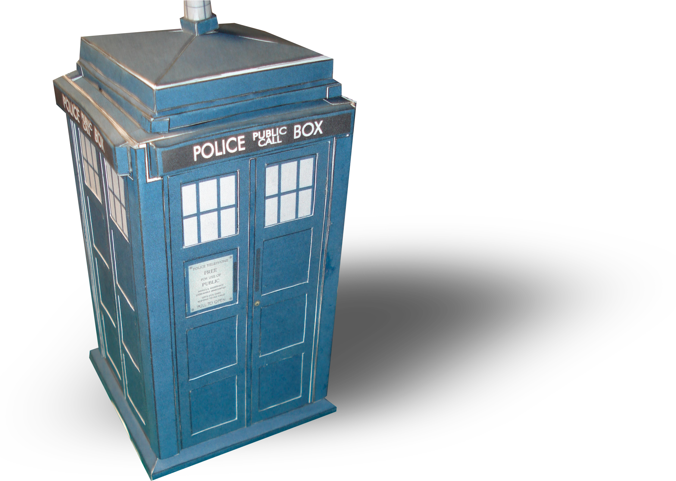 Doctor Who Tardis Papercraft Templates 7472 - Papercraft Tardis (2243x1677), Png Download