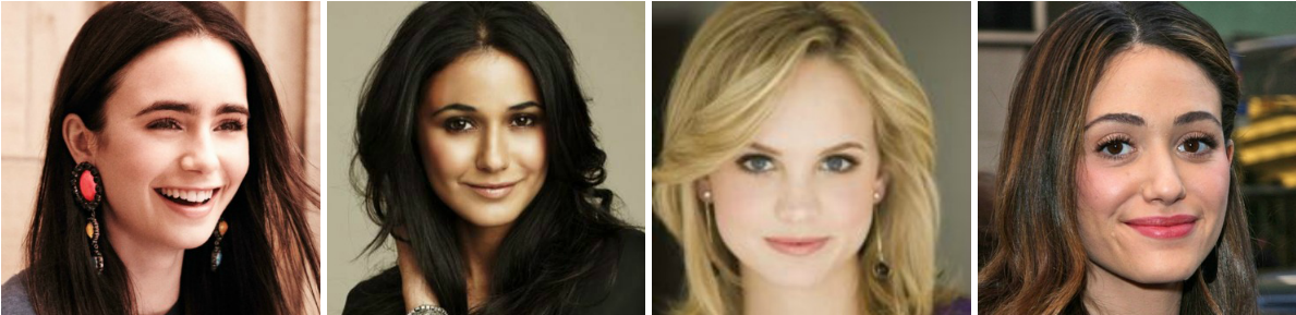 “emmy Rossum Since We Have Similar Hair And Build - Meaghan Jette Martin (1200x300), Png Download