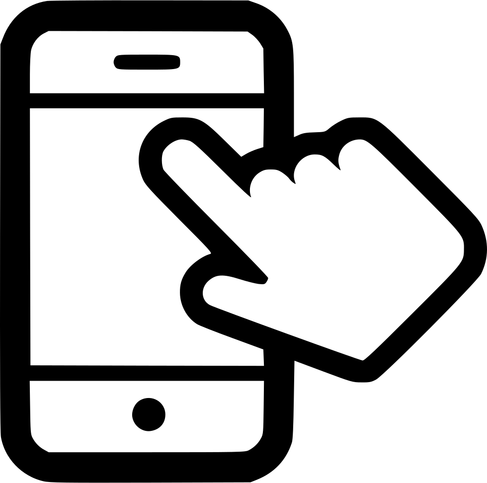 Touch Hand Finger Talk Comments - Tablet Computer (980x972), Png Download