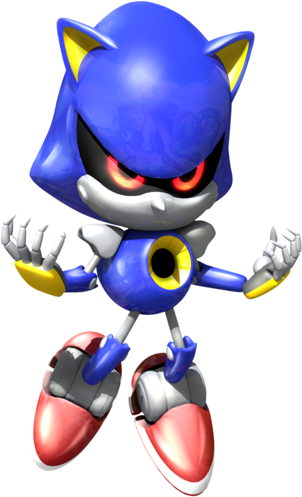 Classic Metal Sonic 2 - Sonic The Hedgehog (750x1066), Png Download