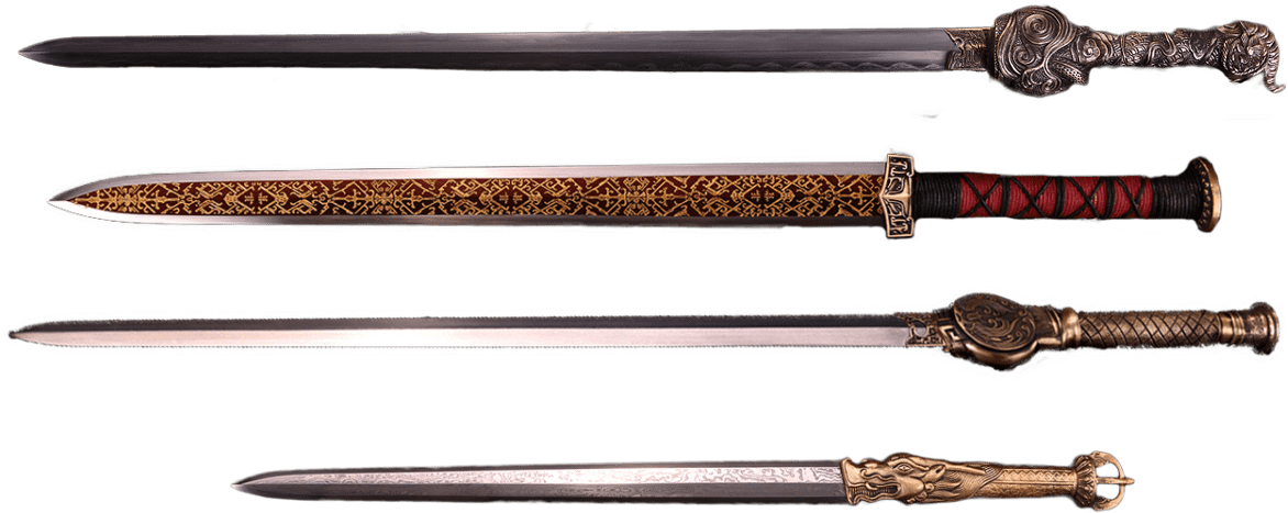 The Lhasian Energy Swords - Dagger (1200x543), Png Download