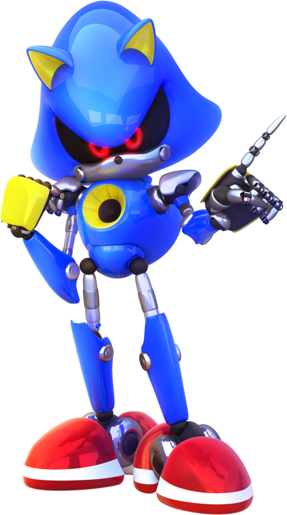 Metal Sonic By Fentonxd-d62dmgp - Metal Sonic 3d Png (800x1134), Png Download