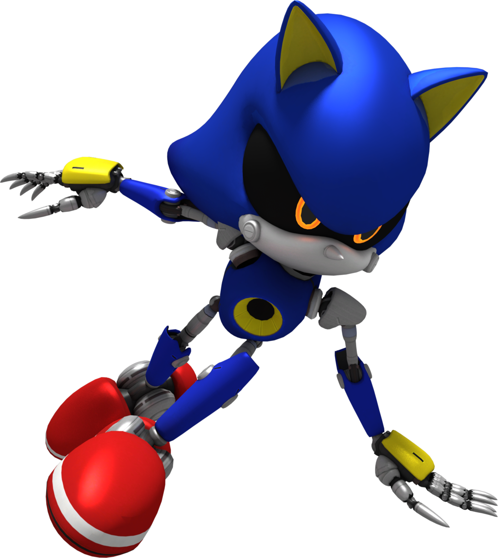 The Metal Sonic - Metal Sonic The Robotic Hedgehog (1024x1147), Png Download