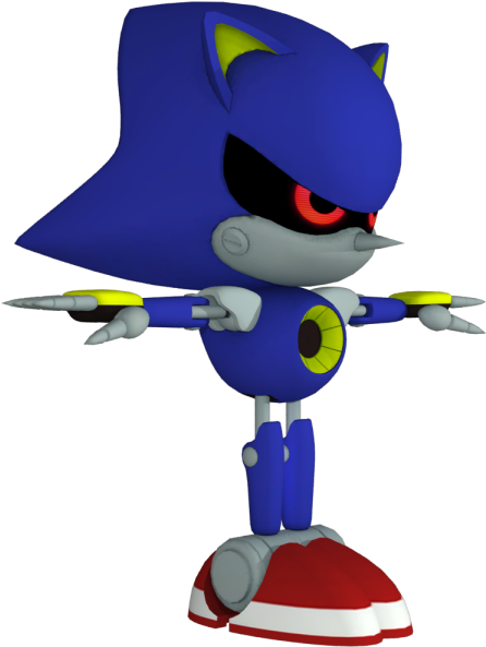 Metal Sonic - Sonic Generations Metal Sonic (750x650), Png Download