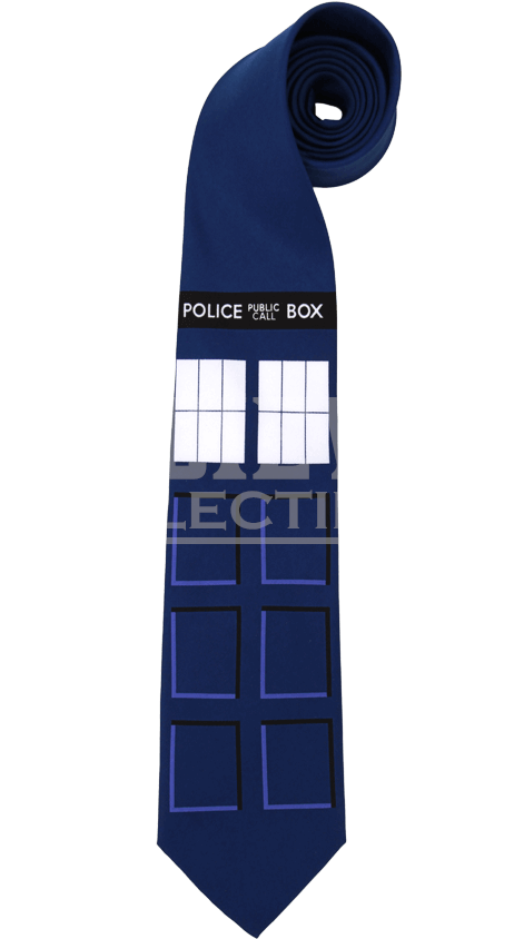 Doctor Who Tardis Necktie - Doctor Who - Tardis Necktie (850x850), Png Download