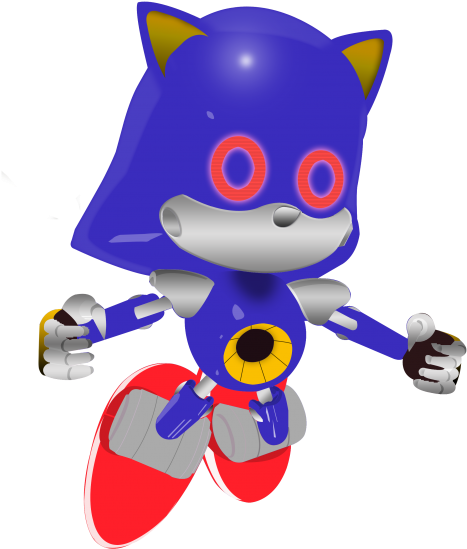 Download Download Png - Sonic Generations Metal Sonic Png (513x600), Png Download