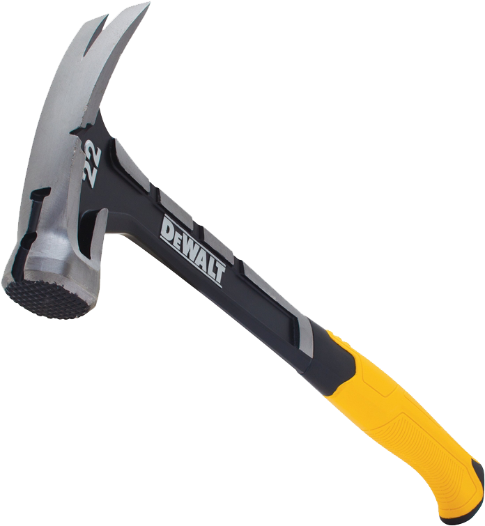 Rip Claw Nailing Hammer, 22 Oz - Dewalt 22 Oz. One-piece Steel Framing Hammer Dwht51064 (800x800), Png Download