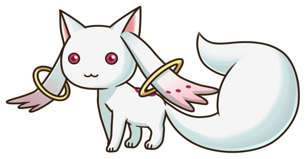 Gear-kyubey Render - Cartoon (1013x526), Png Download