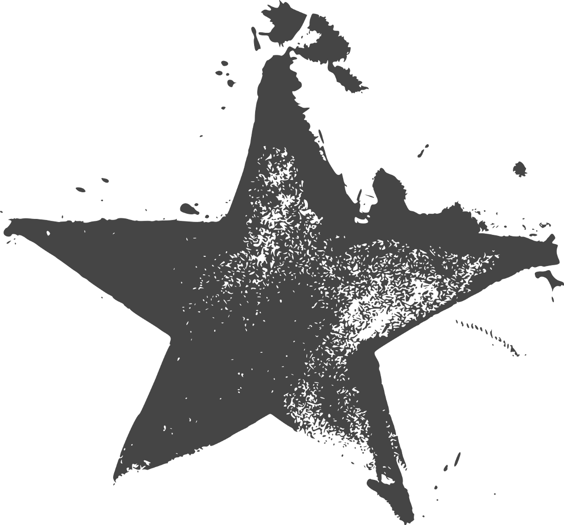 Ftestickers Star Grunge Paint Drops Splash Stamp Art - Star Stamp Png (1101x1024), Png Download