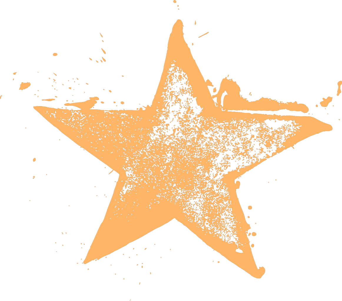 Ftestickers Star Grunge Paint Drops Splash Stamp Art - Vintage Star Transparent Background (1162x1024), Png Download