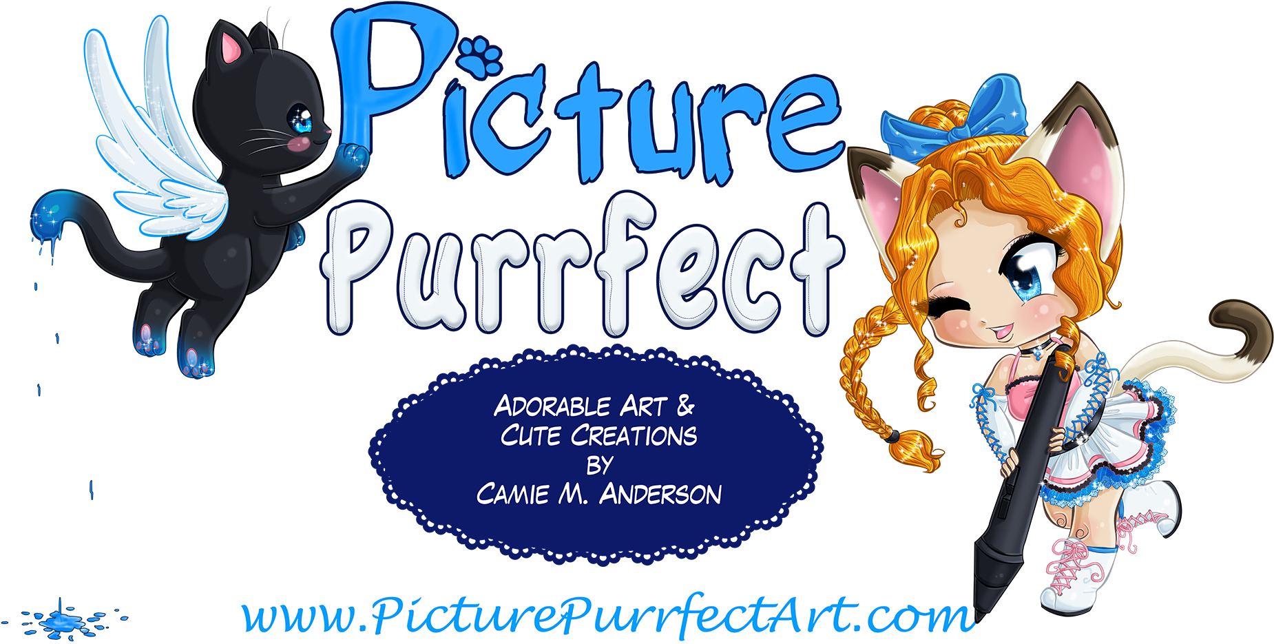 Picture Purrfect Art Picture Purrfect Art - Art (2000x1000), Png Download