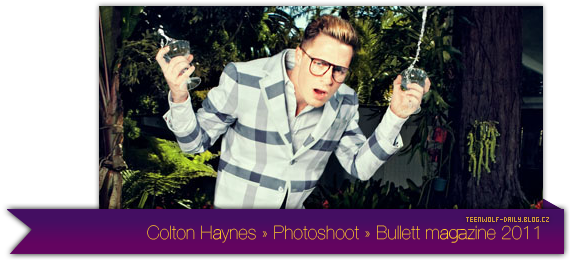 Colton Haynes » Photoshoot » Bullett Magazine - Photo Caption (578x284), Png Download