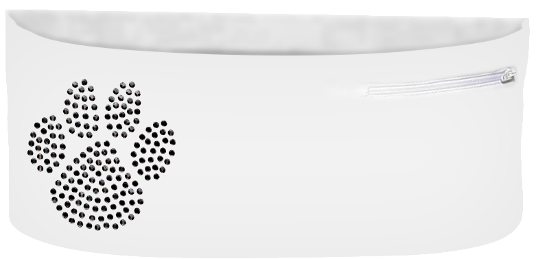 Dog Paw Studded Left Coast Hips-sister Waist Band - Dog (800x450), Png Download