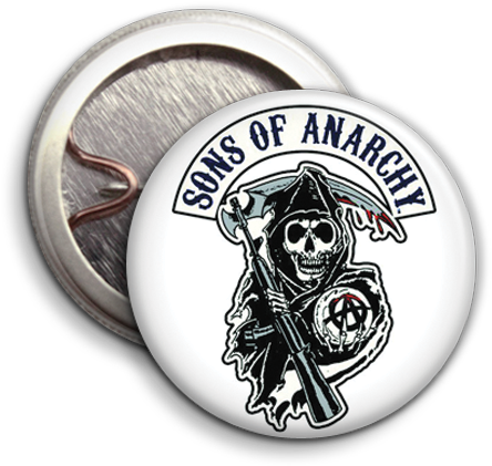 Sons Of Anarchy Logo - Sons Of Anarchy Badge (500x500), Png Download