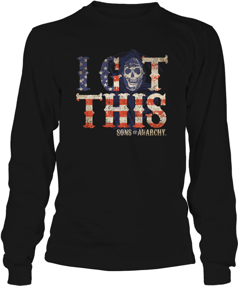 I Got This Sons Of Anarchy American Flag Shirt - Never Underestimate A Woman Who Watches Game (1000x1000), Png Download