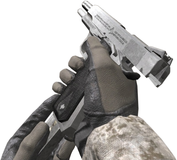 M1911 Reloading Nickel Cod4 - Colt 1911 (648x578), Png Download